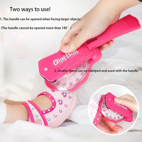 Engraçado Diy Diamond Crystal Sticker Bling Hair Deco Tool T