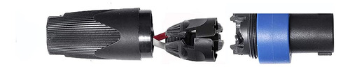 2 Pack 15ft Pro Speakon To Speakon Cable, Pair 12awg Patc...