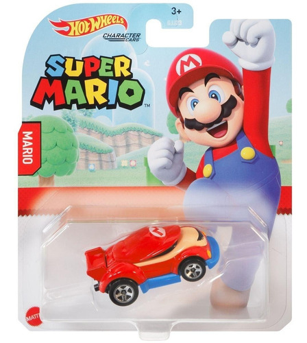 Carro Hotwheels Mario - Super Mario Nintendo