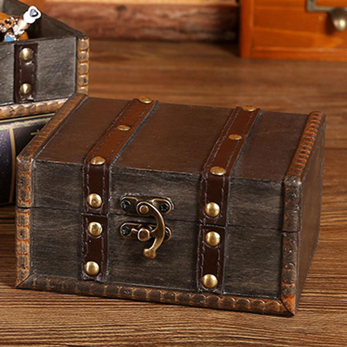 Caja Del Tesoro Cajas Decorativas Caja De Cerradura Vintage