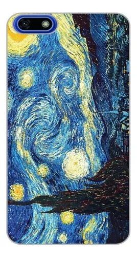 Case Funda Protector Motorola Noche Estrellada Con Textura