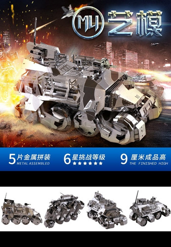 Tanque Iron Pionner Maqueta Metalicas P/armar Mu