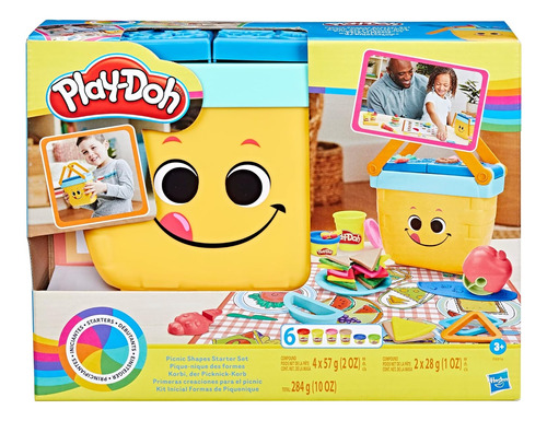 Masa Play-doh Primeras Creaciones Para El Picnic Hasbro 