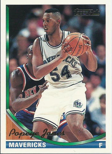 Barajita Popeye Jones Topps Gold 1993 #256 Mavericks