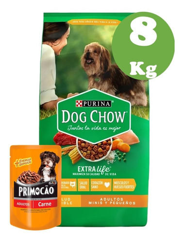 Dog Chow Adulto Razas Pequeñas 8 Kg + Obsequio