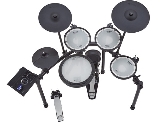 Batería electrónica Roland TD-17kv2 Td 17kv2 + Mds + Rh5 color negro