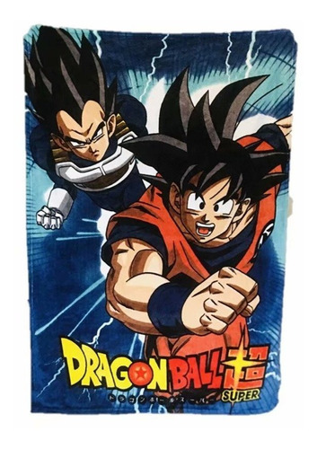 Manta Franela Anime Dragon Ball Goku Vegeta | Meses sin intereses