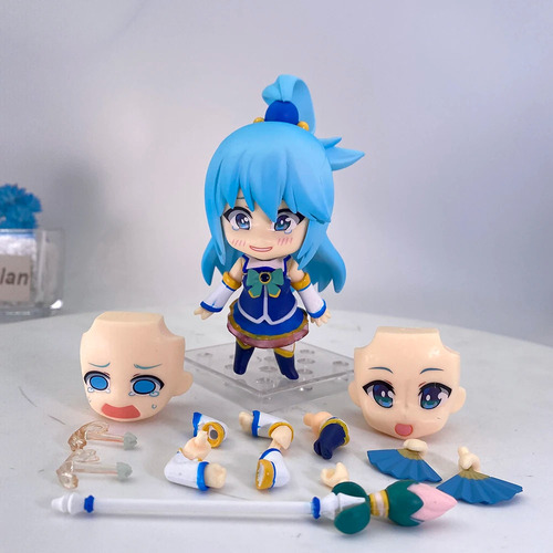 Colección De Figuras De Acción Konosuba Aqua 630, Modelo Toy