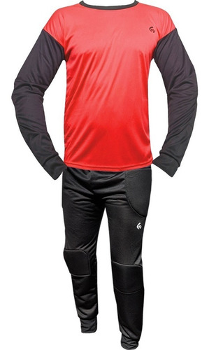 Imagen 2 de 8 de Combo Kit Arquero Gol De Oro Guantes Eneve + Pantalon +buzo