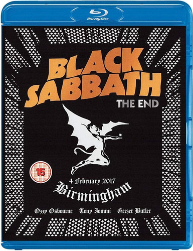 Black Sabbath - The End - Blu Ray Importado. Lacrado