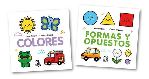 ** Combo 2 Libros Formas Y Opuestos + Colores ** 