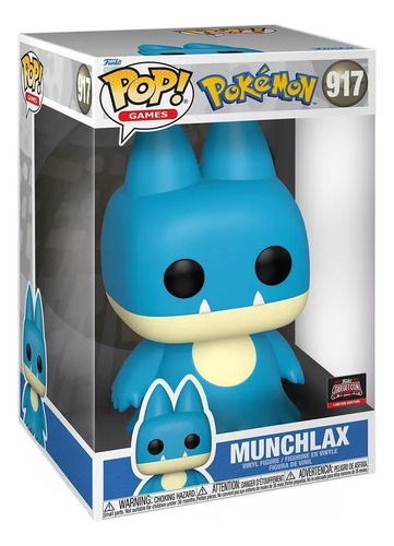 Funko Pop Games Figura Munchlax Pokemon 25 Cm 917