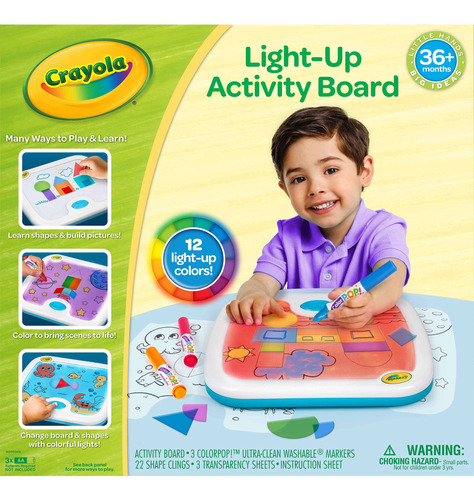 Crayola Tablero De Actividades Iluminado, Kit De Arte Para N