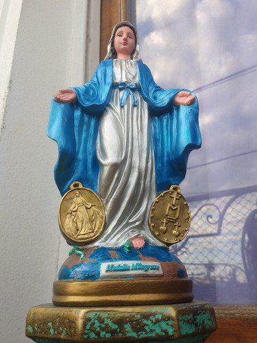 Estatua Virgen Medalla Milagrosa 31cm Sólo X Pedido Garantía