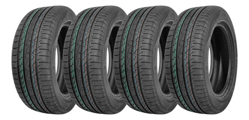 Kit 4x Pneu 195/55r16 Powercontact 2 Continental 87h Aro R16 H