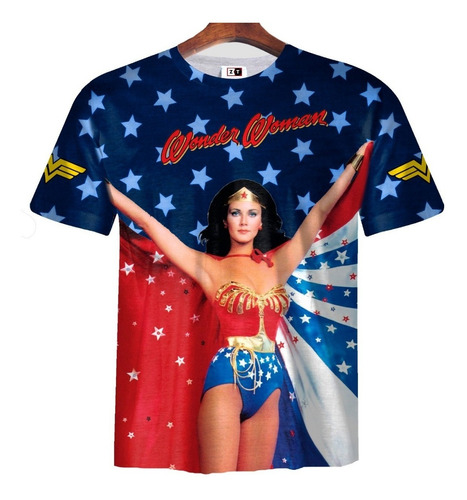 Remera Zt-0530 - Mujer Maravilla (retro - Linda Carter)