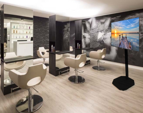 Imagen 3 de 4 de Estética Spa Soporte Para Tv Monitor Base Movil