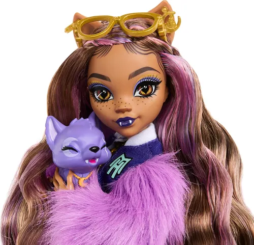 Muñeca Monster High Clawdeen Wolf Con Mascota En Forma De Me
