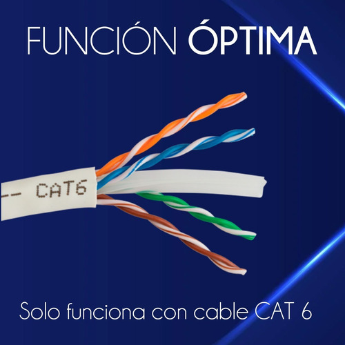 Roseta Jack Rj45 Red Cat 6 Ethernet 8 Hilos Caja Utp 1 Pz