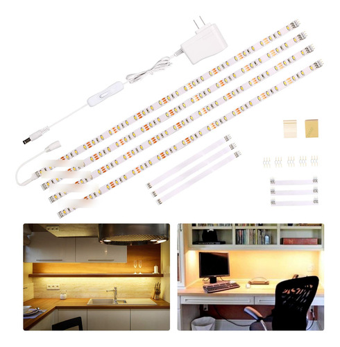 Kit De Iluminación Led Flexible Para Cocina Y Armarios 2m