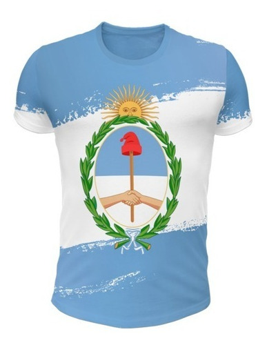 Remera Argentina Escudo Nacional Argentino