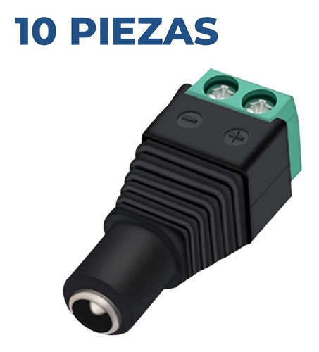 Adaptador Tipo Jack De 3.5 Mm Hembra Polarizado De 12 Vcd