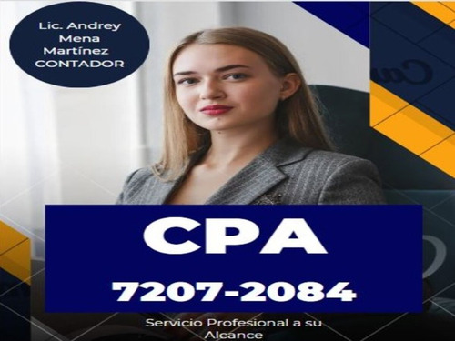 Imagen 1 de 2 de Contador Costa Rica Cpa Impuestos