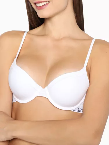 Brasier Blanco Modern Cotton Calvin Klein De Mujer