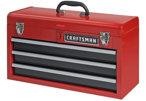 Caja De Herramientas Portátil Con 3 Cajones Craftsman - Rojo