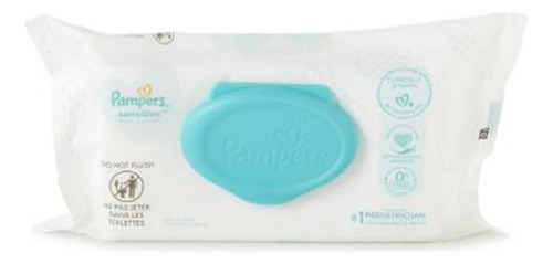Toallitas Para Bebé Sensitive Soft Pack Sin Perfume, 56 Unid