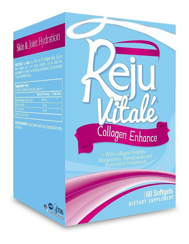 Rejuvitale Collagen Enhance 60 Softgels, Colageno Mejorado