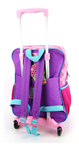 Imagem 4 de 10 de Mochila De Rodinha Com Alça Polly E Lancheira Sestini 065330