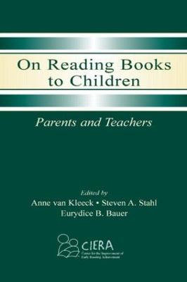 Libro On Reading Books To Children - Anne Van Kleeck