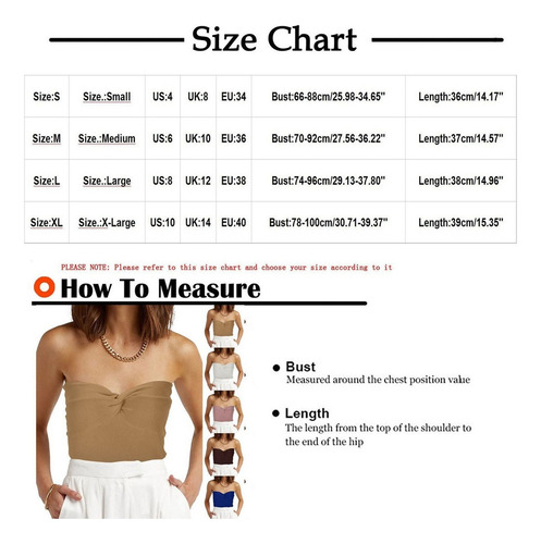 Playera Mujer Camisa Sin Tirantes Crop Top Escote Corazón C