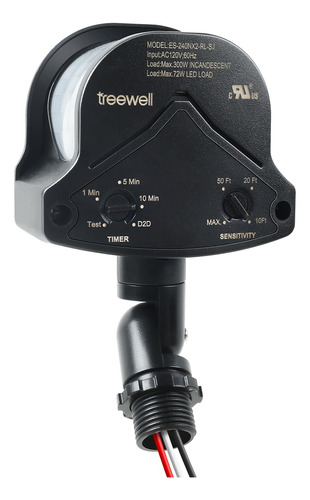 Treewell Detector De Movimiento De Repuesto De 240 Grados, T