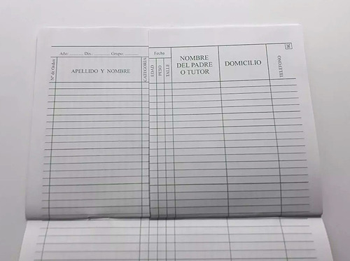 Libreta Del Profesor De Educación Física - F10ef
