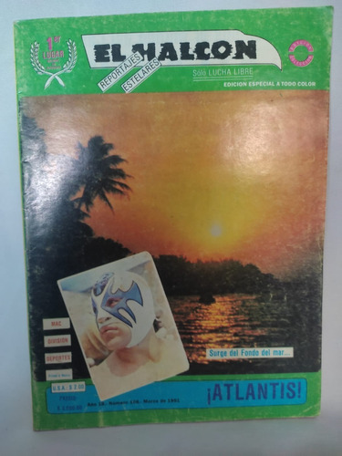 Revista El Halcon 106 Atlantis Lucha Libre Mac Division