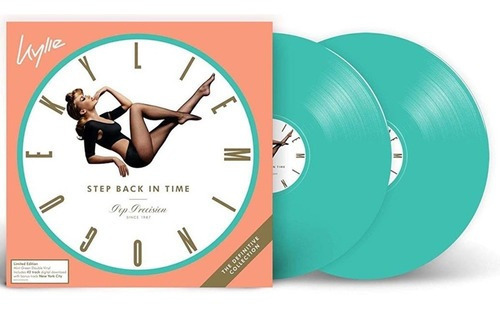 Kylie Minogue Step Back In Time Definitive 2 Lps Green Vinyl