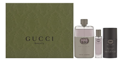 Set De Regalo Perfume Gucci Guilty Para Hombre, Eau De Toile