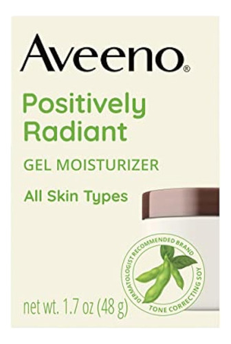 Aveeno Positively Radiant Daily Gel Facial Moisturizer Con Á