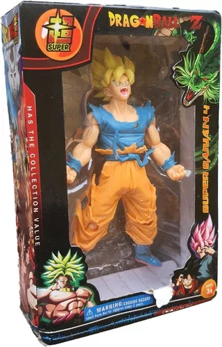 Boneco Dragon Ball Z Goku Super Sayajin 2 - 20cm Cabelo Amarelo