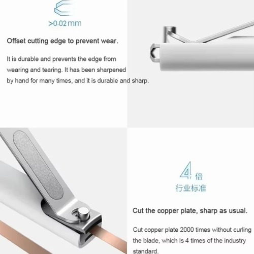 Cortador De Uñas Xiaomi - Acero Inoxidable - Con Lima Uñas
