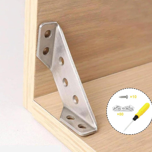 - Soporte Triangular For Muebles, Conector De 10 Esquinas