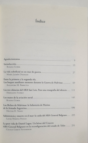 Rosana Guber Mar De Guerra Malvinas