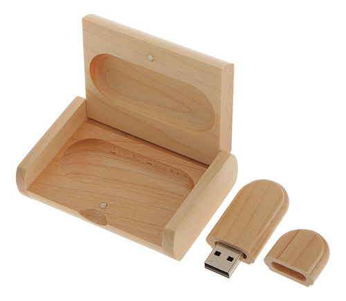 Imagem 6 de 10 de De Madeira 32gb Usb 2.0 Flash Drive Memória Stick U Disco