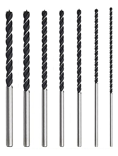 .. Juego De 7 Brocas Extralargas For Madera, 12 Pulgadas Y