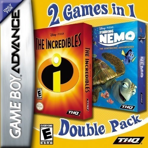 Finding Nemo   Incredibles Double Pack Game Boy Advance A