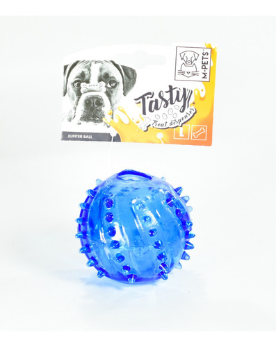 Juguete Pelota Para Mascotas M-pets - Jupiter Ball Color Azul