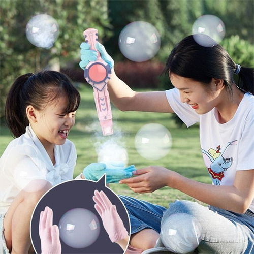 Máquina De Burbujas Para Niños, Soplador De Burbujas De Humo