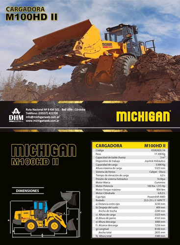 Imagen 4 de 8 de Pala Cargadora Michigan M100hdii